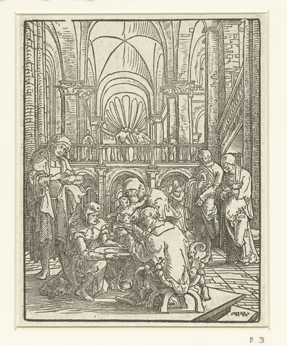 Besnijdenis van Christus by Unknown, print, 1500-1537