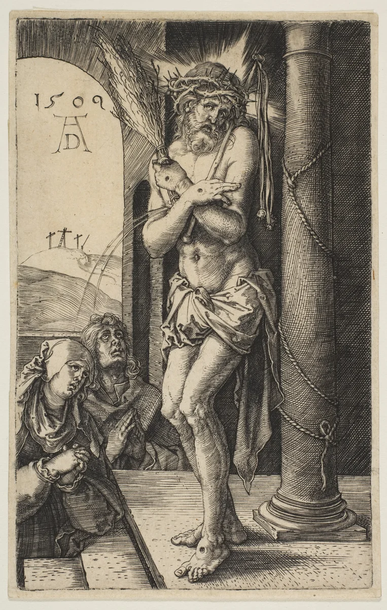 Man of Sorrows, from "The Passion" by Albrecht Dürer, print, 1509
