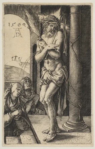Man of Sorrows, from "The Passion" by Albrecht Dürer, print, 1509