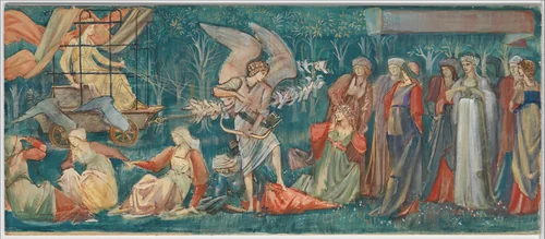 The Passing of Venus by Sir Edward Burne-Jones, drawing, 1898