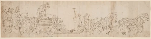 The Triumph of Venus by None, drawing, 1500-1599