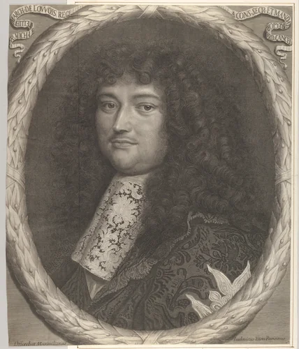 François-Michel Le Tellier, marquis de Louvois by Antoine Masson, print, 1650-1700