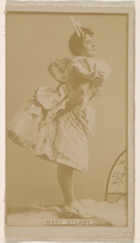 Mary Stuart, from the Actresses series (N245) issued by Kinney Brothers to promote Sweet Caporal Cigarettes by Kinney Brothers Tobacco Company, photograph, 1890