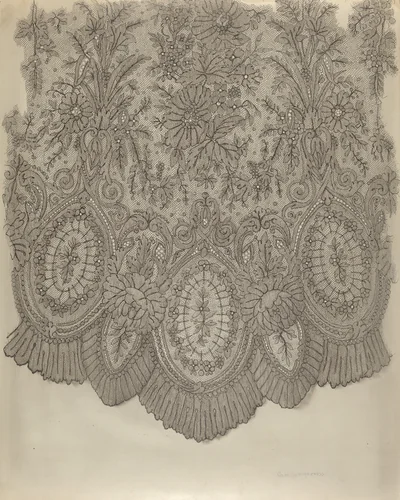 Black Lace by Carl Buergerniss, index of american design, 1941