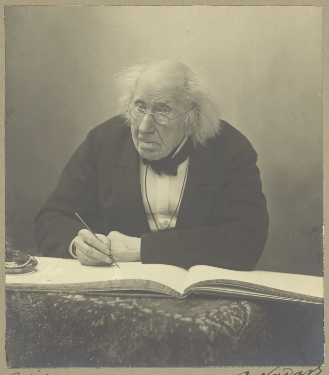 Marie-Eugène Chevreul by Paul Nadar, photograph, 1886
