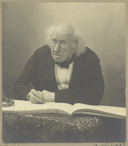 Marie-Eugène Chevreul by Paul Nadar, photograph, 1886