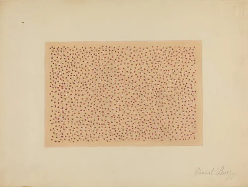 Wall Paper by Vincent Burzy, index of american design, 1936