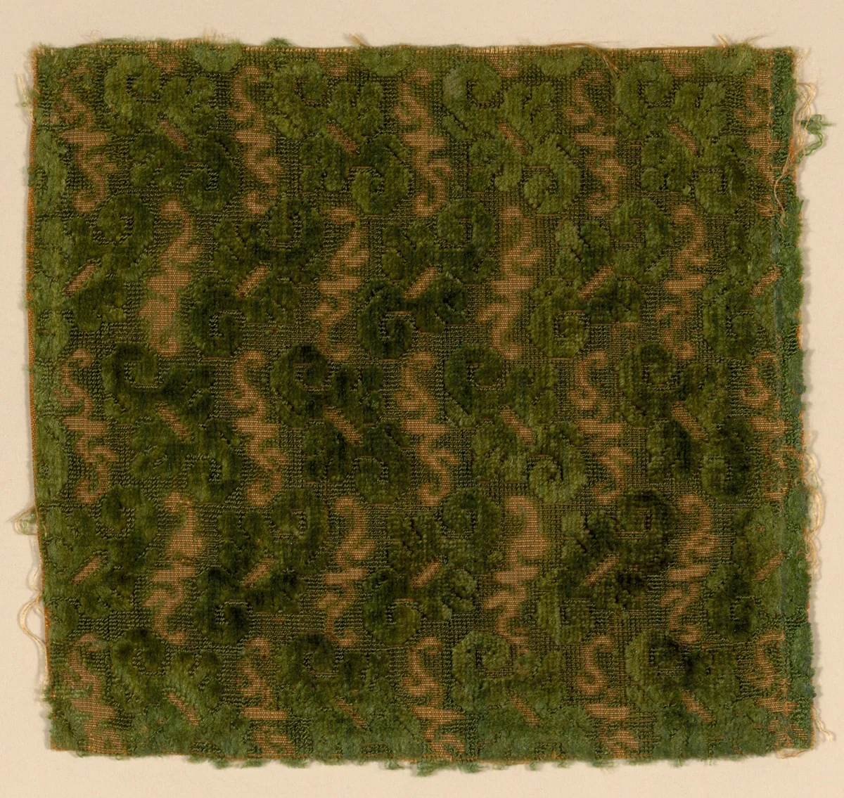 Fragment by Italy, textile, 1601-1650