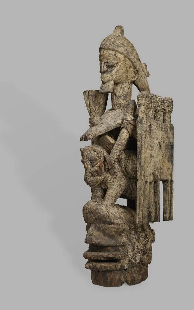 Headdress (Jagún Jagún) by Yòrùbá Ekiti, other, 1834-1900