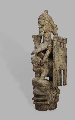 Headdress (Jagún Jagún) by Yòrùbá Ekiti, other, 1834-1900