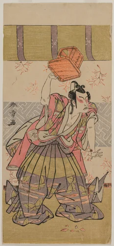 The Actor Ichikawa Raizo as Soga No Goro by Katsukawa Shunshô (勝川春章), print, 1774-1776