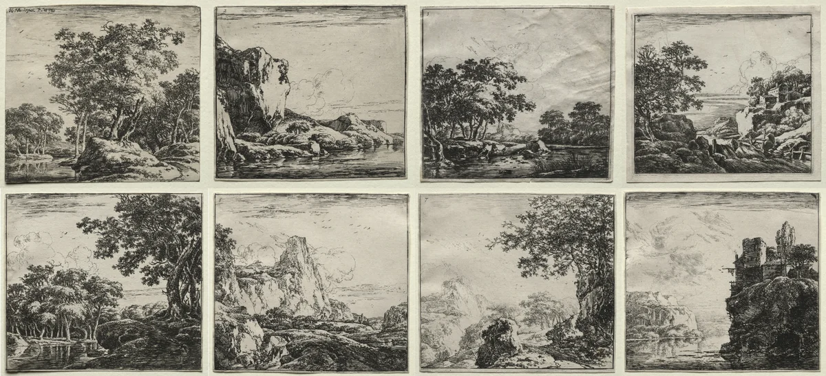 Etchings by Herman Naiwincx by Herman Naiwincx, print, 1640-1651