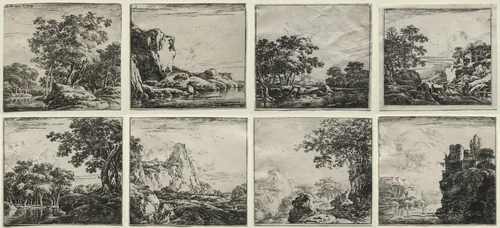 Etchings by Herman Naiwincx by Herman Naiwincx, print, 1640-1651
