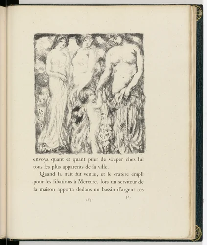 In-text plate (page 283) from Daphnis et Chloé by Pierre Bonnard, illustrated book, 1902