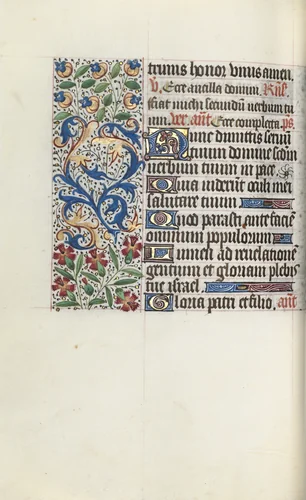 Book of Hours (Use of Rouen): fol. 78v by Master of the Geneva Latini, book, 1465-1475