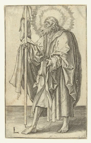 De apostel Jakobus Major by Unknown, print, 1508-1512