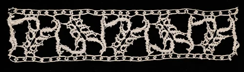 Bobbin Lace Insertion with Selvage by Unknown, textile, 1500-1699