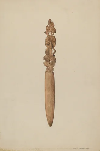 Paper Knife by Max Fernekes, index of american design, 1938