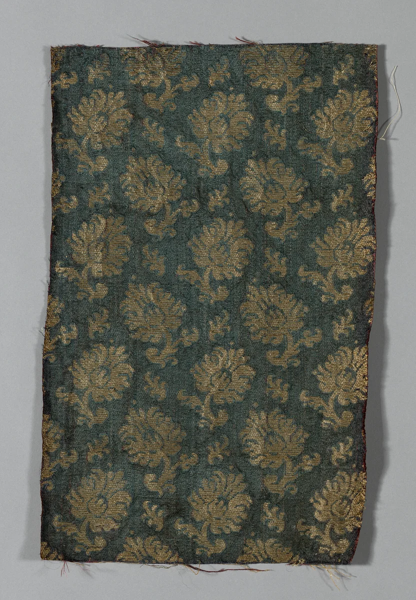Fragment by Italy, textile, 1601-1700