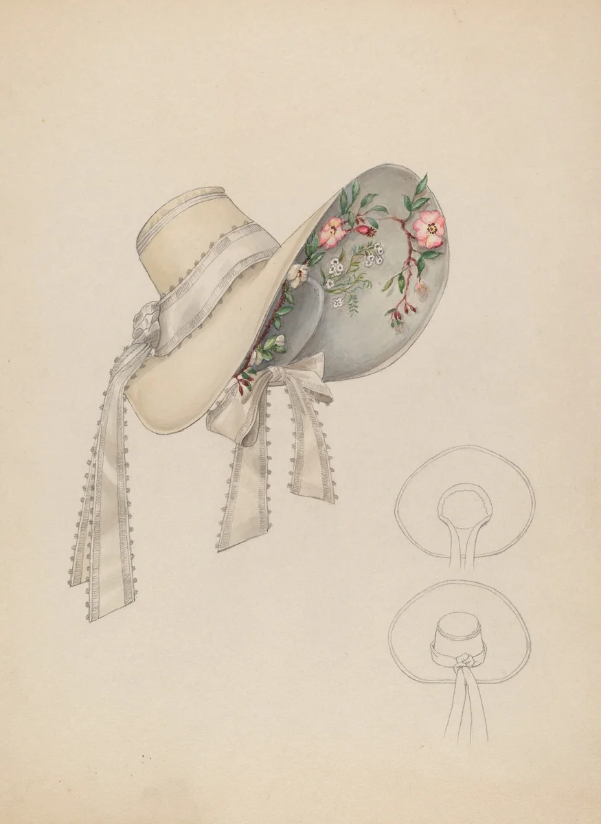 Wedding Bonnet by Louis Maldarelli, index of american design, 1937