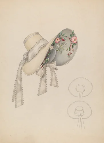 Wedding Bonnet by Louis Maldarelli, index of american design, 1937