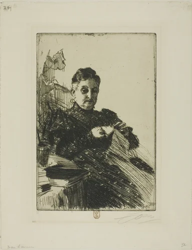 Mme Lamm II by Anders Zorn, print, 1894