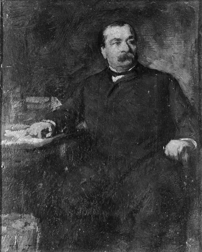 Grover Cleveland by Eastman Johnson, artwork, 1890-1891