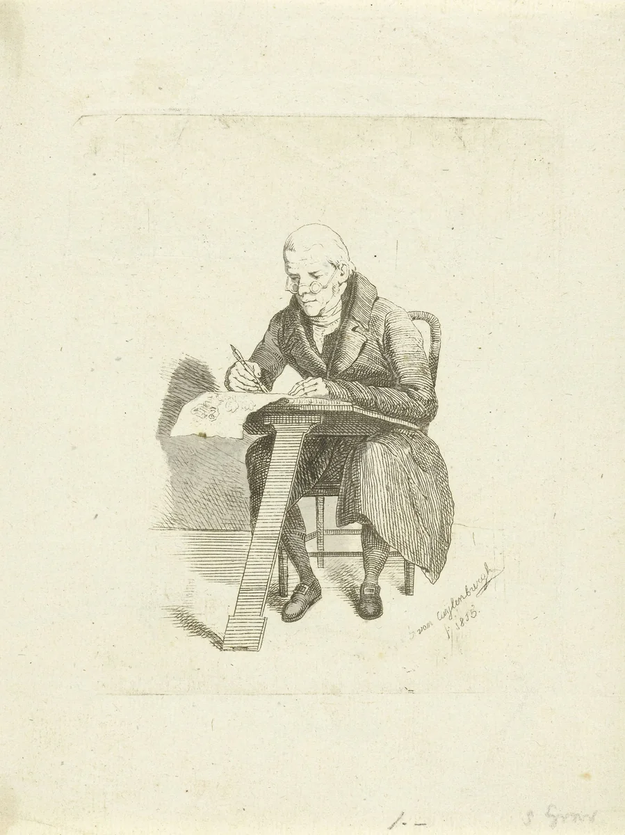 Tekenaar by Johannes van Cuylenburgh, print, 1815