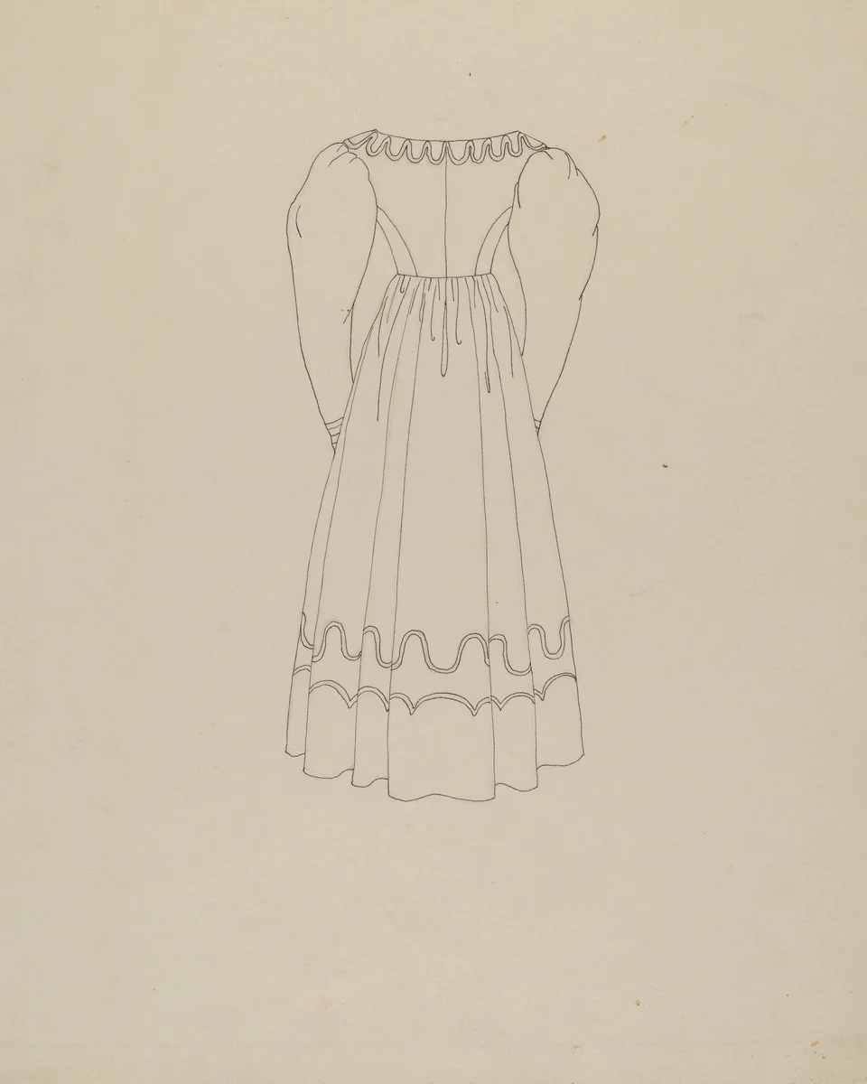 Dress by Julia Boyd, index of american design, 1938