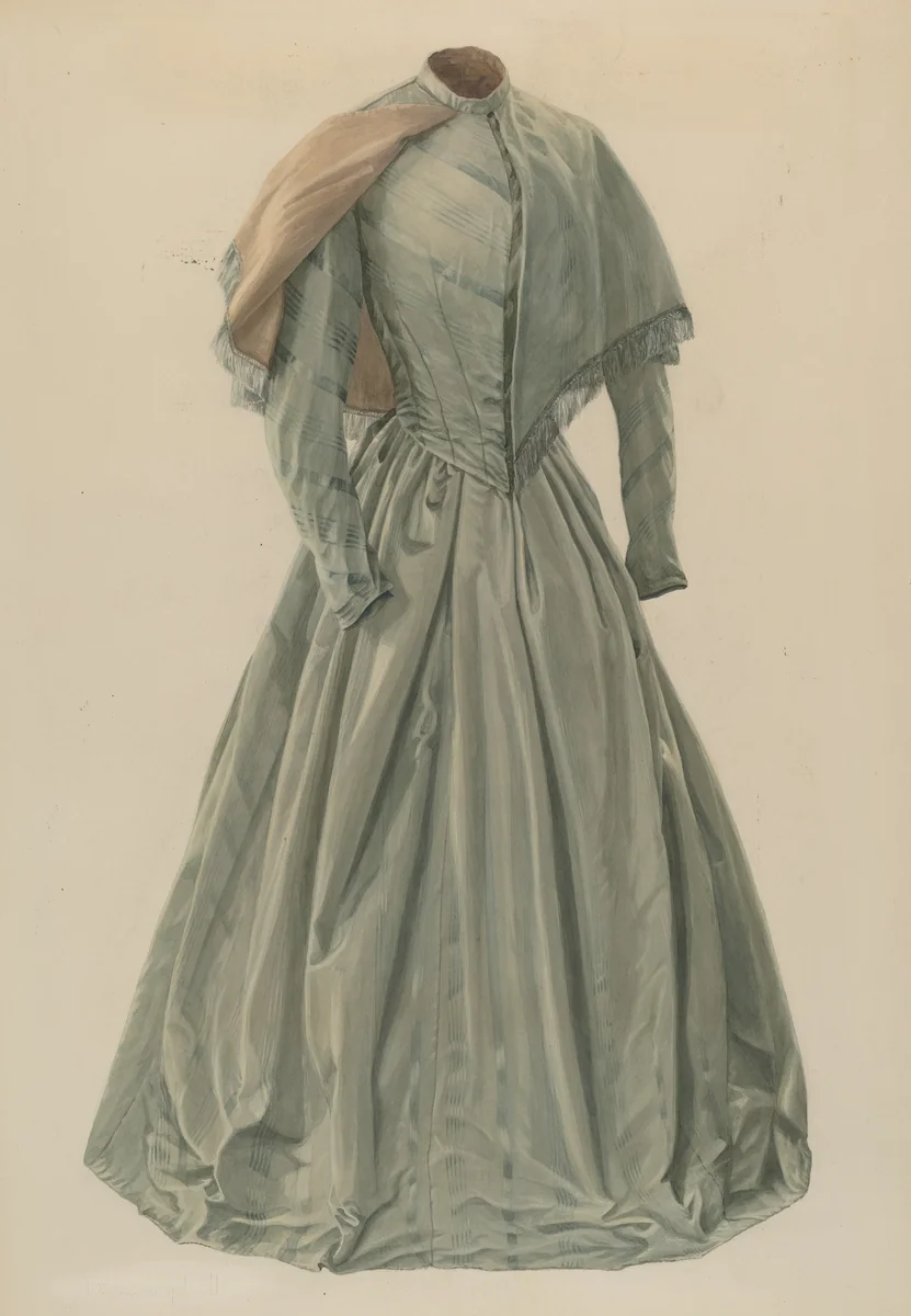 Gown by Douglas Campbell, index of american design, 1940
