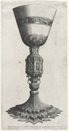 The Great Chalice Adorned with Figures by Wenceslaus Hollar, print, 1640