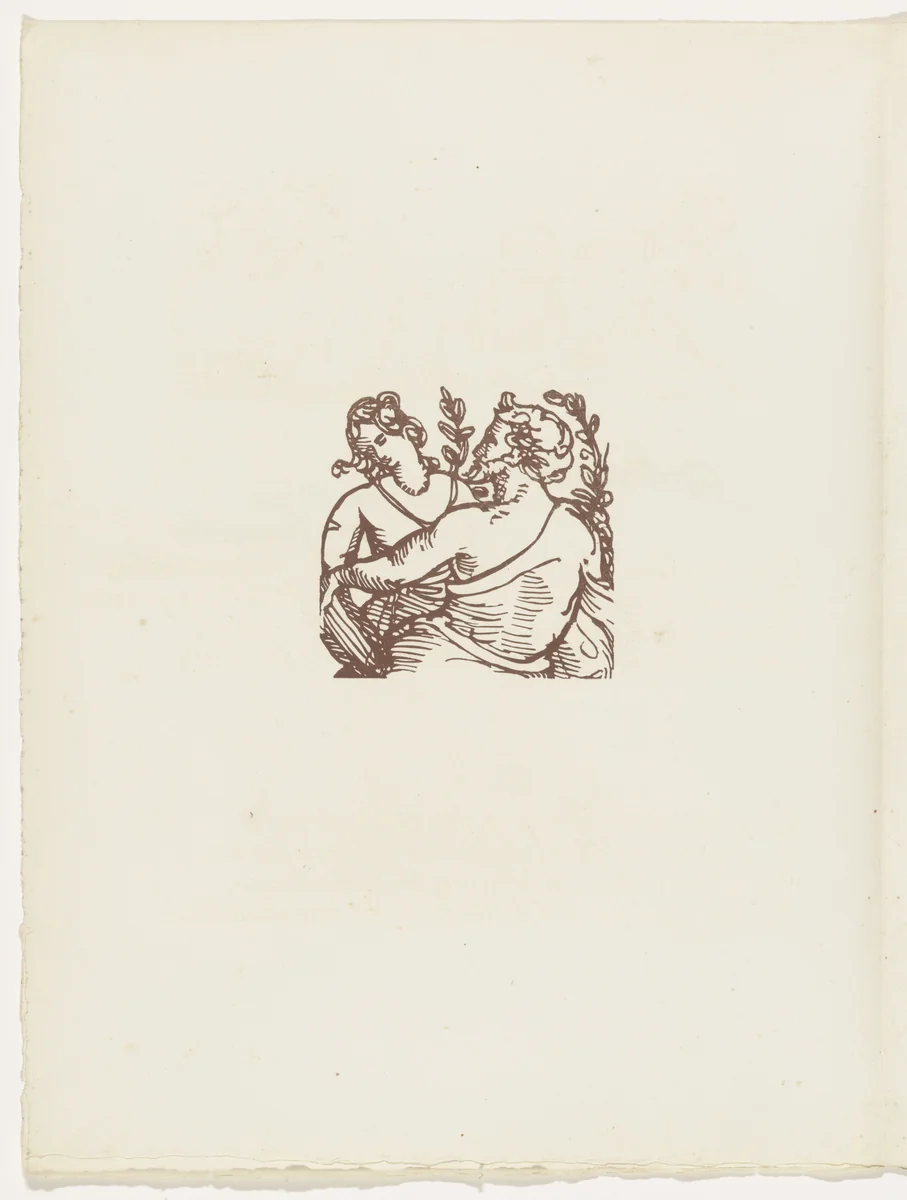 Vignette (folio 10 verso) from Les Amours (The Loves) by Émile Bernard, illustrated book, 1915