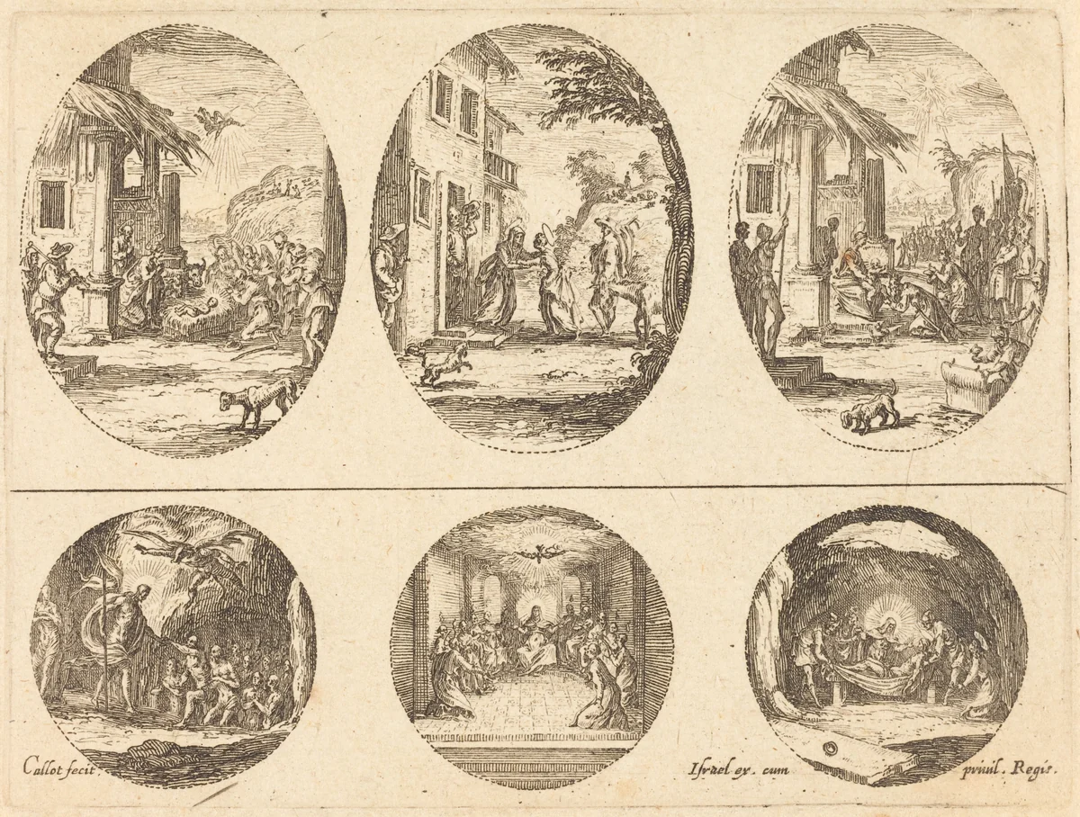 Mysteries of the Passion by Jacques Callot, print, 1631