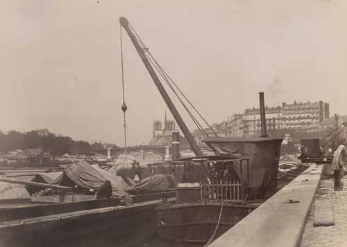 Les Quais by Eugène Atget, photograph, 1898