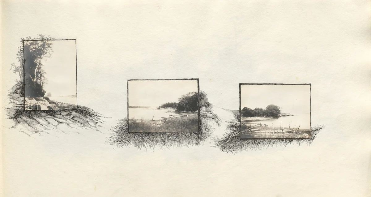 Untitled (page from album titled "July 1913") by Charles Norman Sladen, photograph, 1913