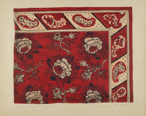Bandanna Handkerchief by Edith Miller, index of american design, 1937
