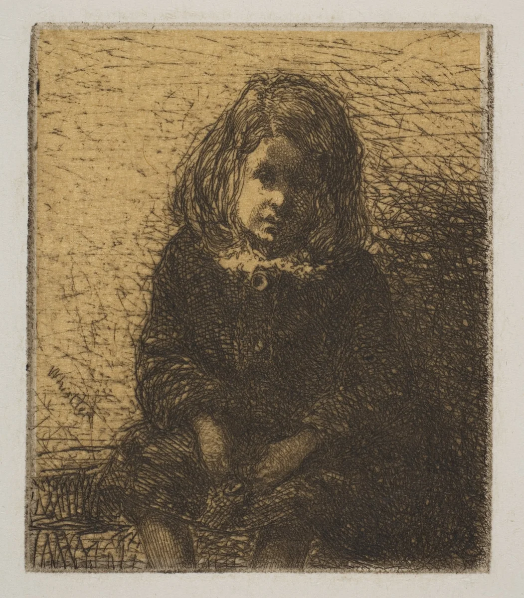 Little Arthur by James McNeill Whistler, print, 1857-1858