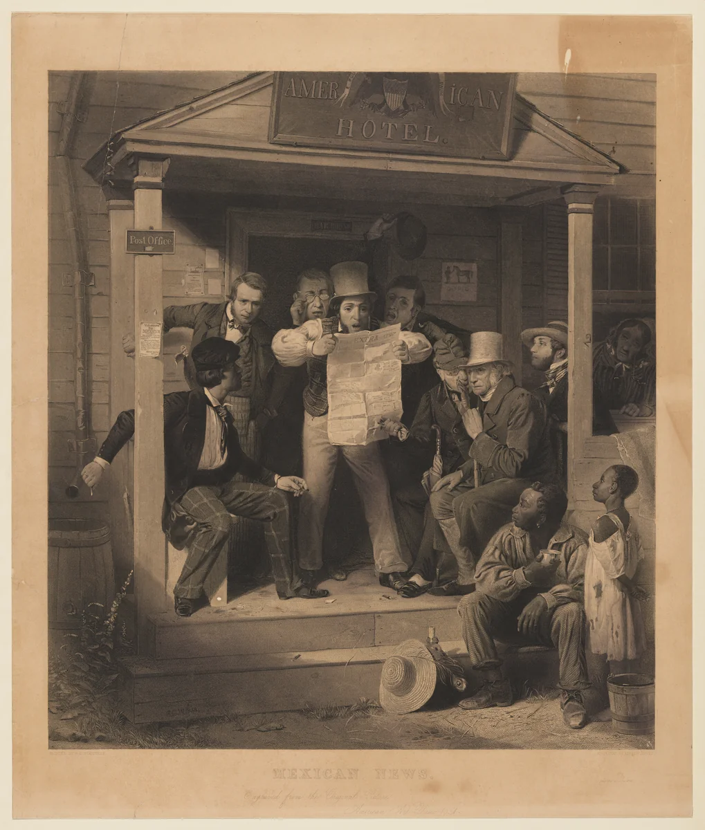 Mexican News by Alfred Jones, print, 1851