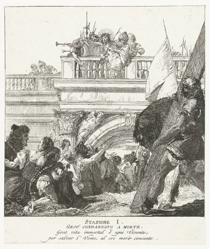 Ecce Homo by Giovanni Domenico Tiepolo, print, 1747-1749