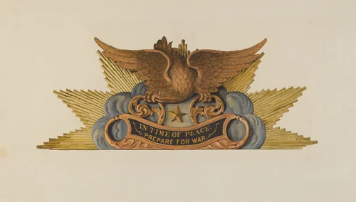 Architectural Carving by American 20th Century, index of american design, 1935-1942