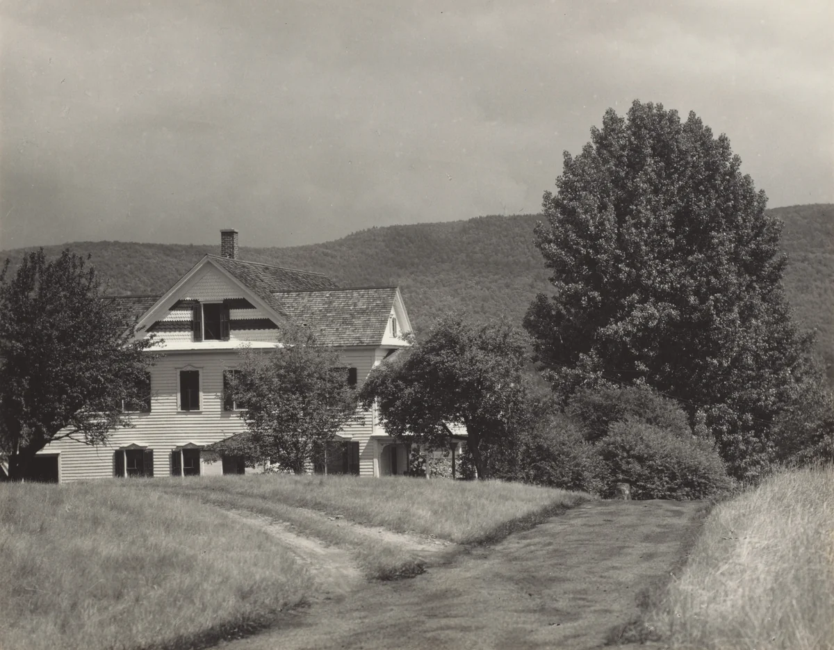 House on the Hill by Alfred Stieglitz, photograph, 1935-1936