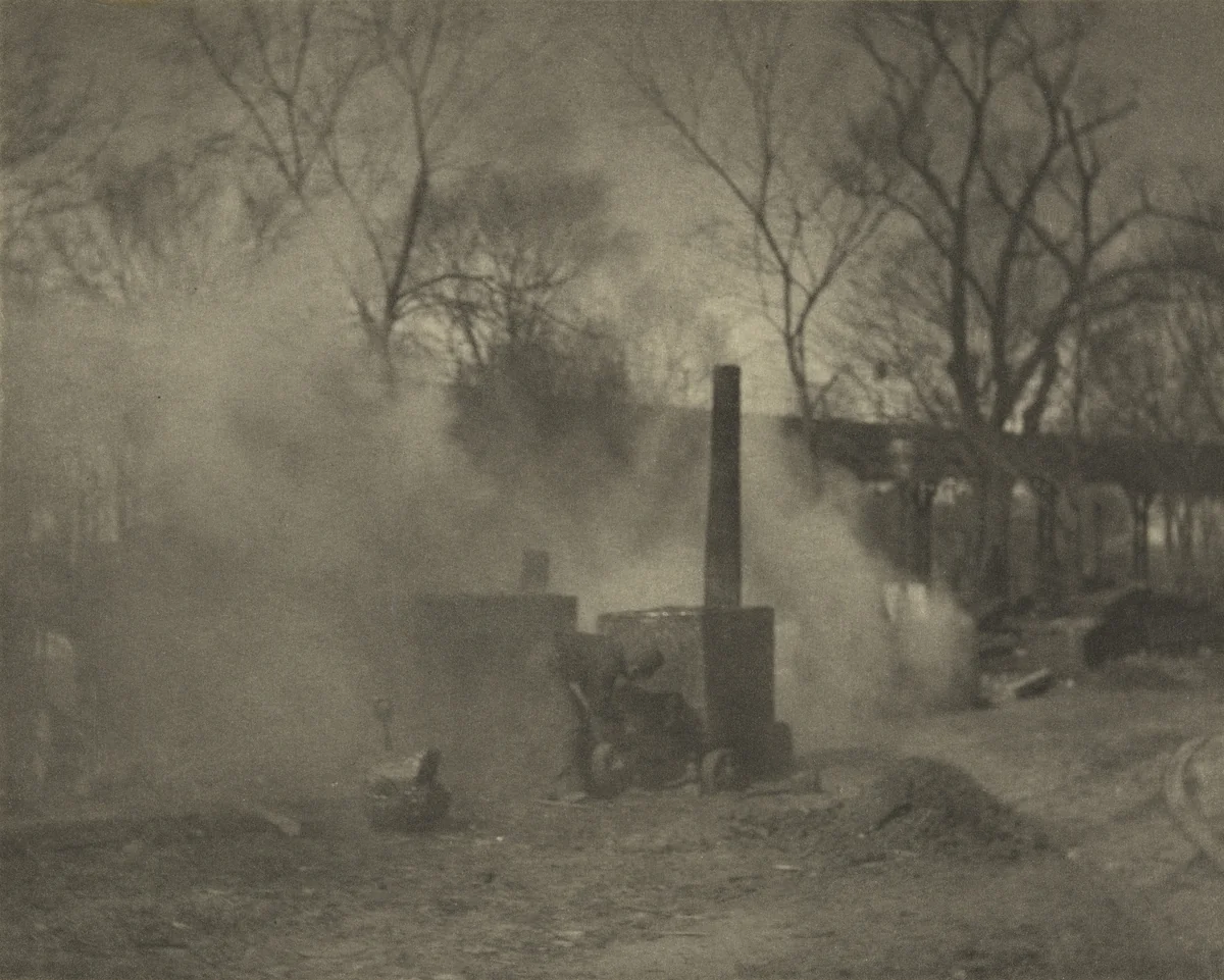 The Asphalt Paver, New York by Alfred Stieglitz, photograph, 1892