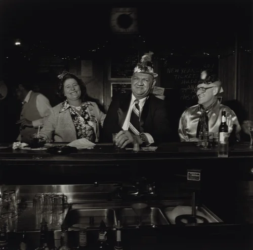 New Year's Eve Party, American Legion, Bangor, Pennsylvania by Larry Fink, photograph, 1980