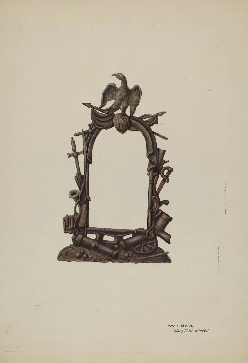 Picture Frame by Robert Taylor, index of american design, 1938