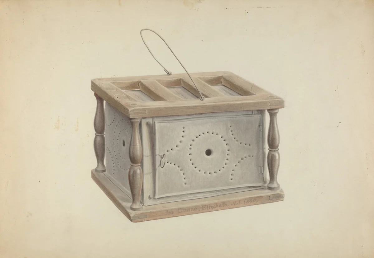 Foot Warmer by L. Valdemar Fischer, index of american design, 1939