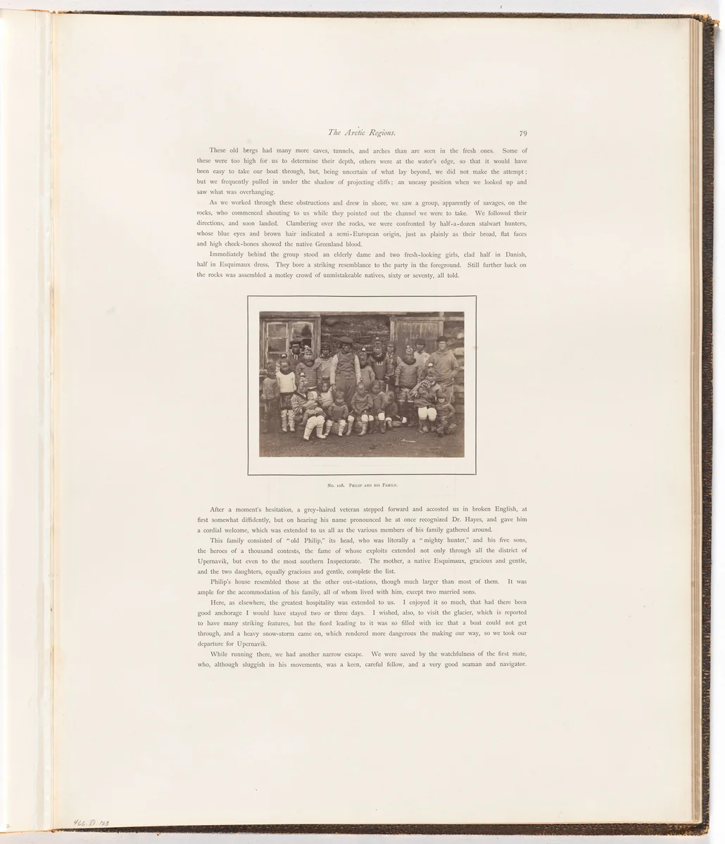 "Philip and his family" by George P. Critcherson, John L. Dunmore, William Bradford, photograph, 1869
