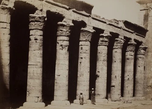 Temple, Egypt by Antonio Beato, photograph, 1870-1879