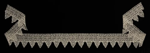 Needlepoint (Reticella) Lace Insertion and Edging by Unknown, textile, 1500-1599