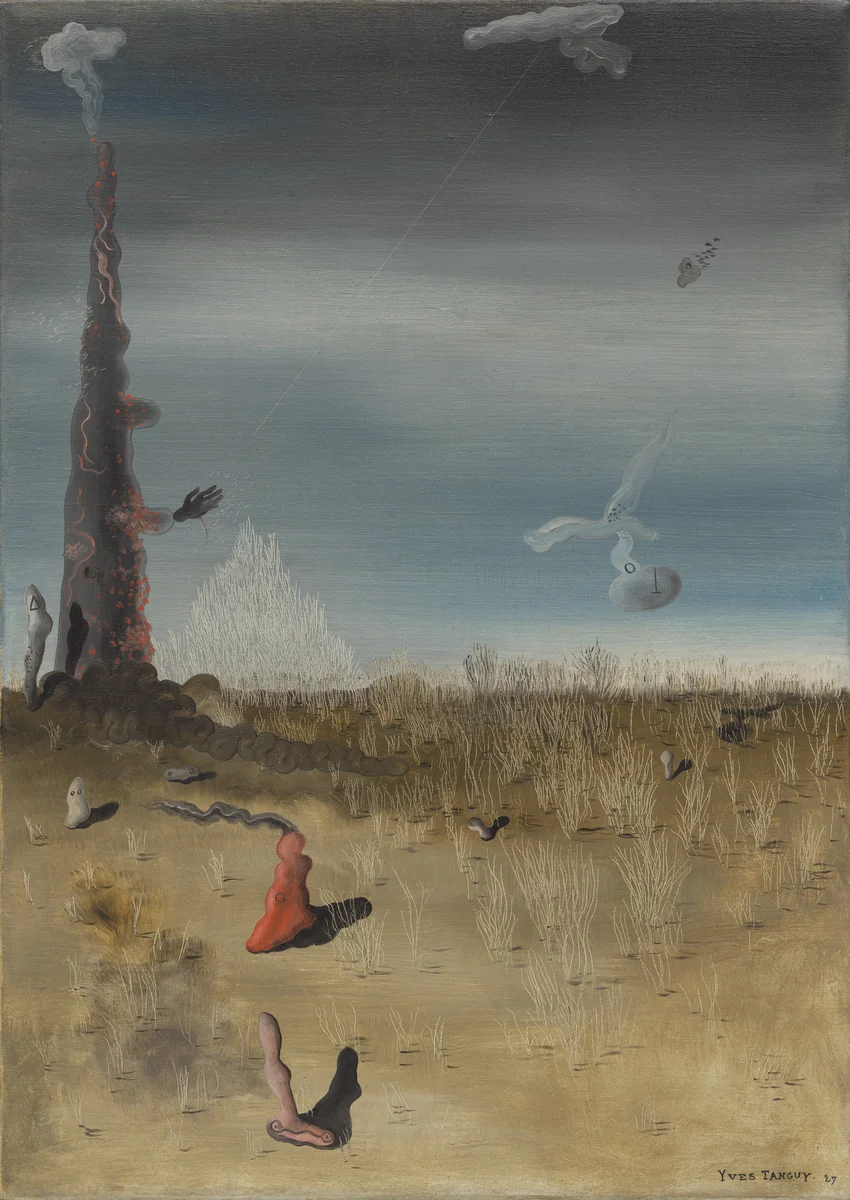 Extinction of Useless Lights by Yves Tanguy, painting, 1927