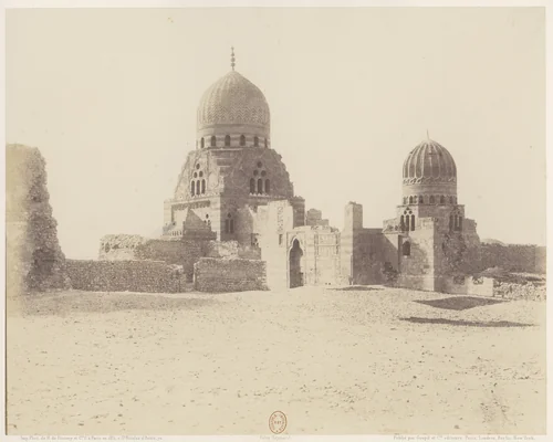 Le Kaire, Tombeaux de Sultans Mamelouks by Félix Teynard, photograph, 1851-1852